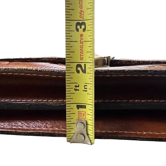 Patricia Nash Embossed Leather Crossbody Shoulder Bag Floral Purse Wristlet - Picture 12 of 12